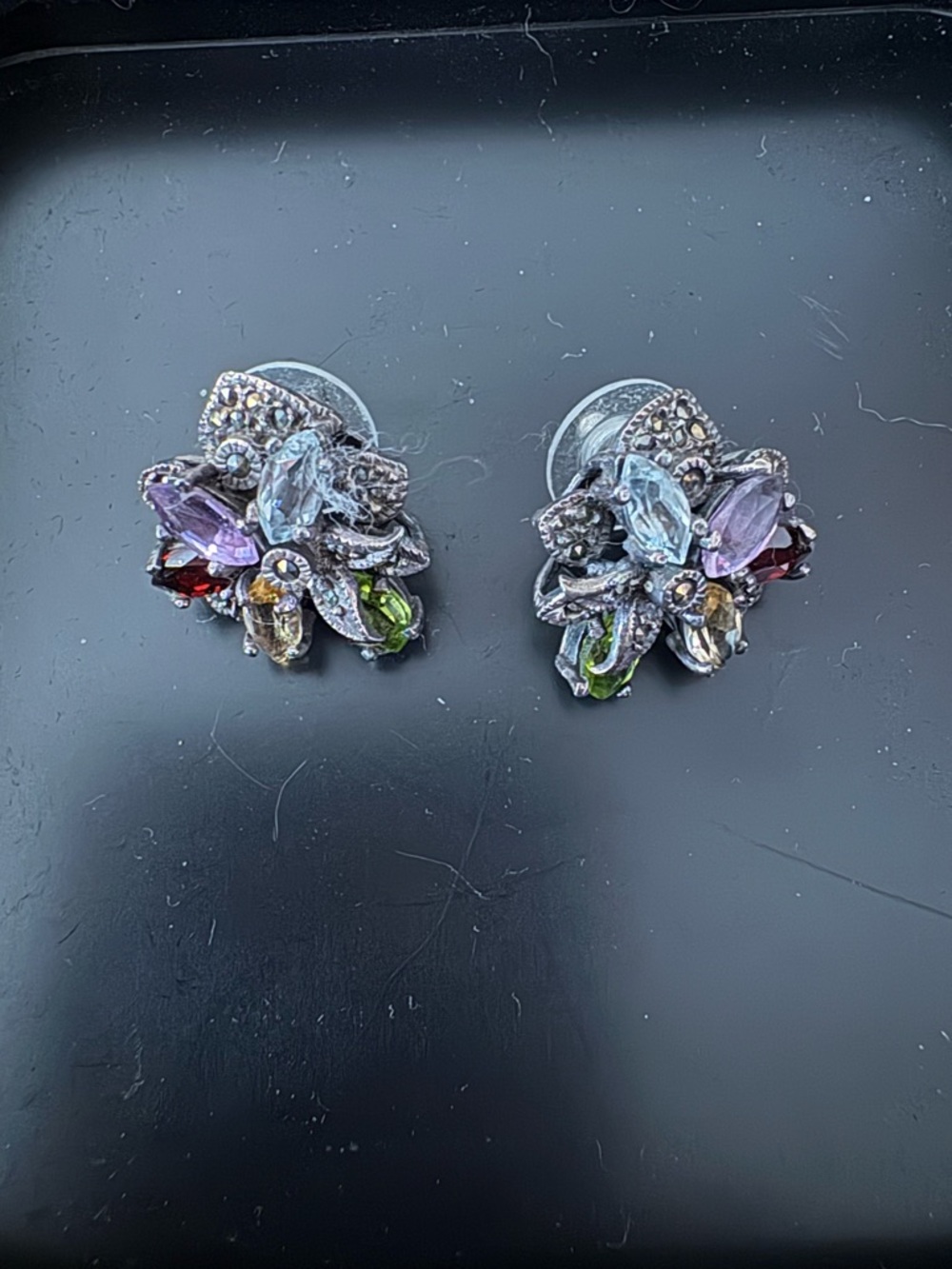 Gemstone Stud Earrings